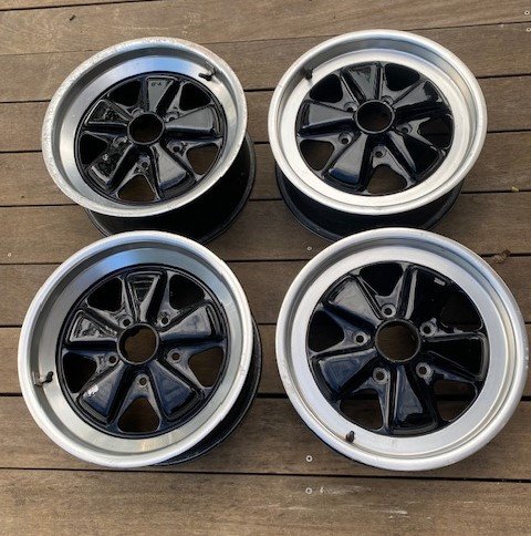 4 Jantes FUCHS 16 " Origine Porsche 911 Type G